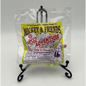 Vintage McDonald’s Happy Meal 1993 Epcot Center Walt Disney Dale in Morocco NIB